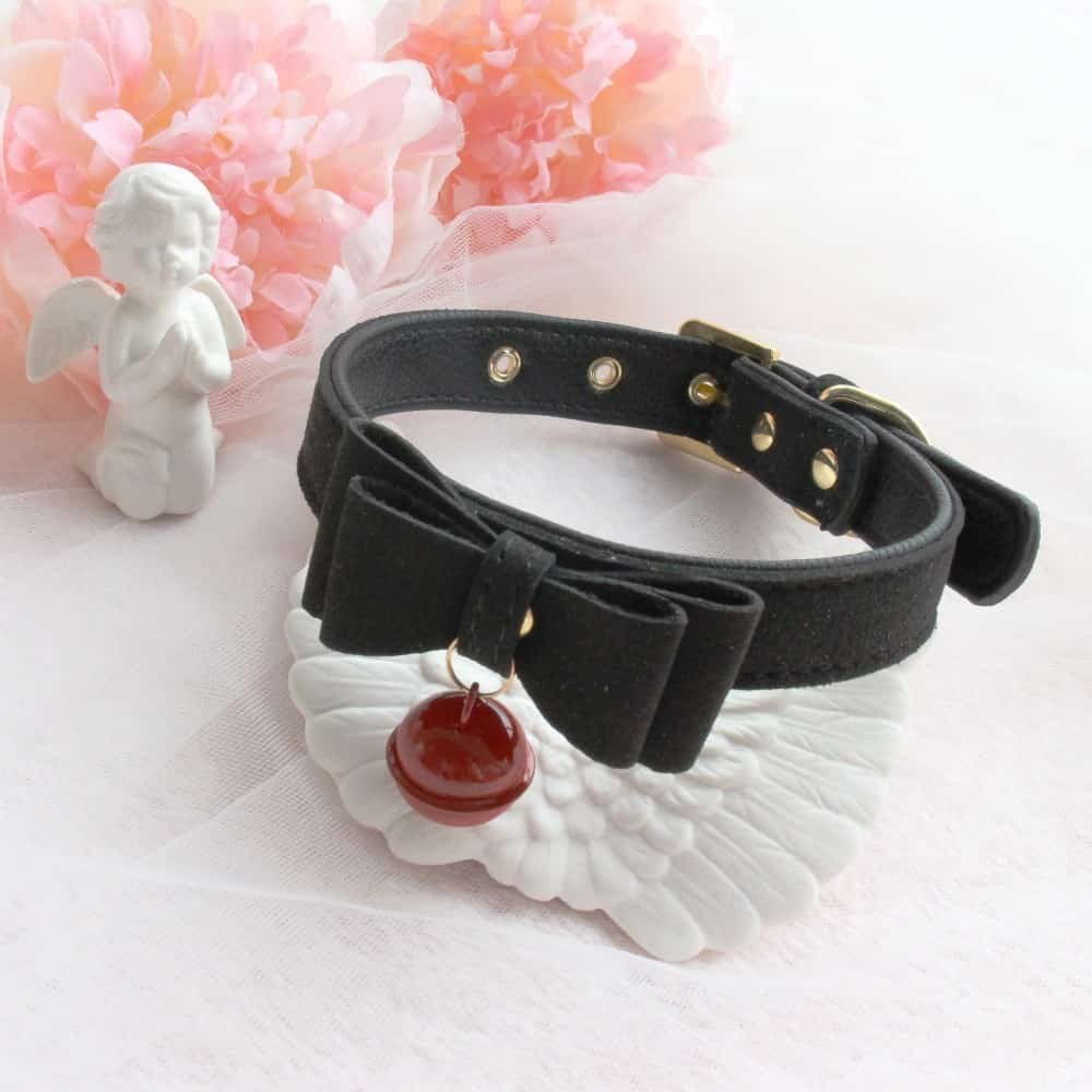 Handcrafted Kitty Choker Cosplay Cat Choker Pet Play Day Collar 15