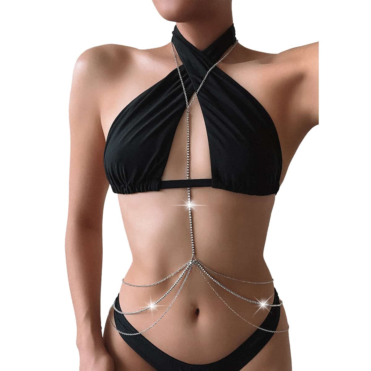 Körperkette Rave Club Party Kette Eboy Egirl 30