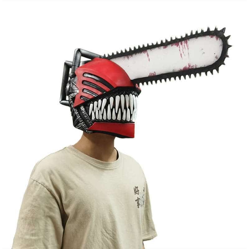 Anime Chainsaw Man Cosplay Maske Denji Pochita Helm Kettensäge 3