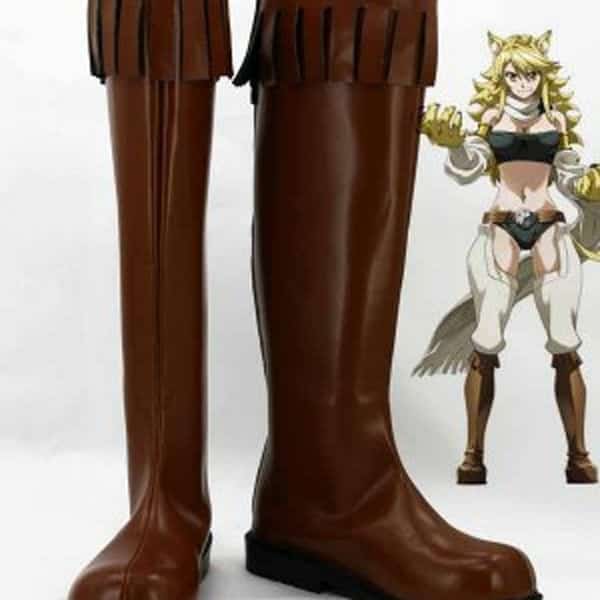 Akame Ga Kill! Leone Cosplay Boots Schuhe 3