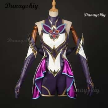 Lol Cosplay Dress League Of Legends Akali Dress Star Guardian The Rogue Assassin Akali Cosplay Costume wig Girl Battle Dress 10