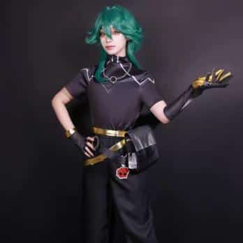 【Ezreal Heartsteel Ez Cosplay Costume League of Legends lol Man Boy Game Cos Full Set Wig Halloween 10