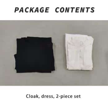 Frieren Beyond Journey's End Anime Fern Cosplay Costume Wig Cloak Coat Dress Casual Wearing Christmas New Year Gift 9