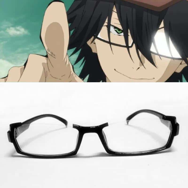 Anime Bungo Stray Dogs Edogawa Rampo Glasses Tokyo Ghoul Kaneki Ken Cosplay Eyewear Eyeglass Unisex Spectacles Accessories Props 2