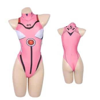 NEON GENESIS EVANGELION Mari Makinami Illustrious Cosplay Kostüm Swimsuit Bikini Beach Anime Summer Set For Girlfriend's Gift 7