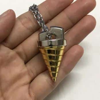 Cartoon Gurren-Lagann Simon Necklace Tengentoba Core Drill Metal Pendant Cosplay Jewelry Accessories 13