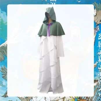 Ghost Mujika Cosplay Yakusoku No Neverland Cosplay The Promised Neverland Women Dress Cloak Anime Kostüm Halloween 8