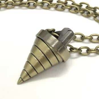 Cartoon Gurren-Lagann Simon Necklace Tengentoba Core Drill Metal Pendant Cosplay Jewelry Accessories 9