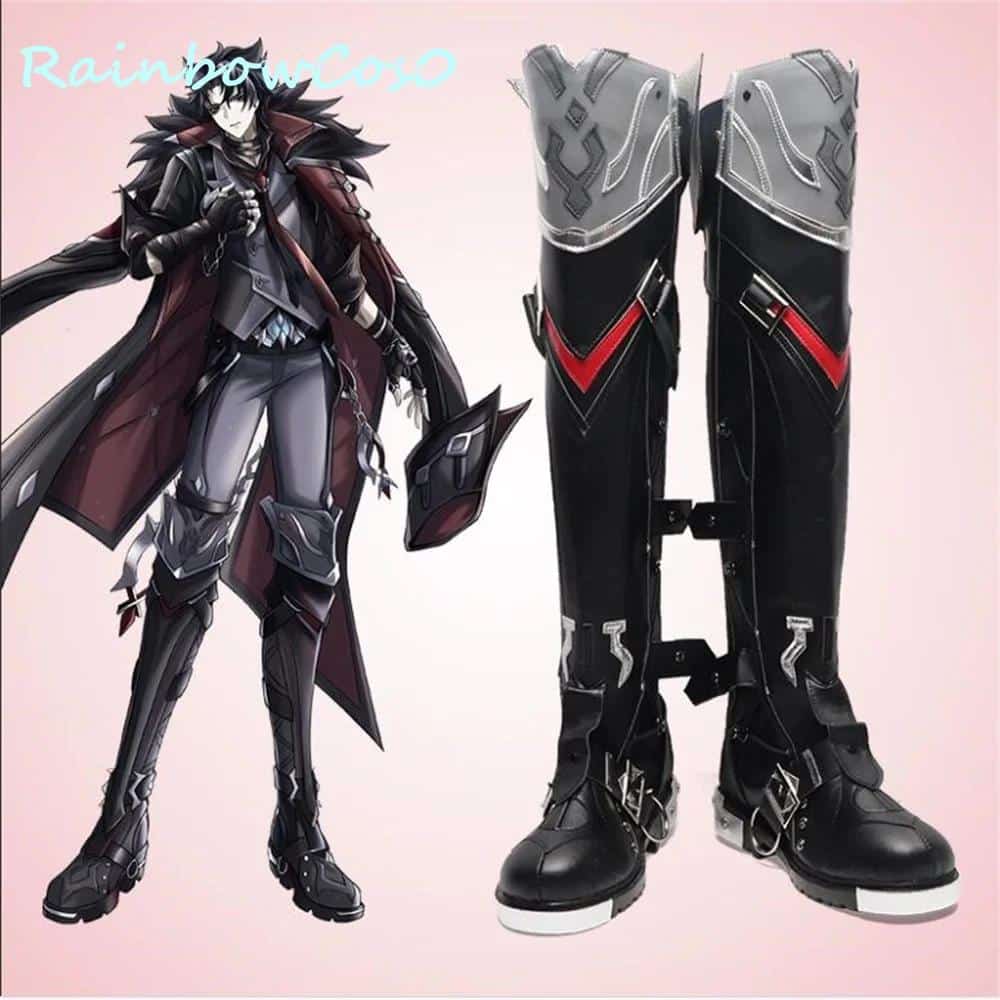 Wriothesley Fontaine Genshin Impact Cosplay Schuhe Boots Game Anime Halloween Christmas Rainbowcos0W3602 3