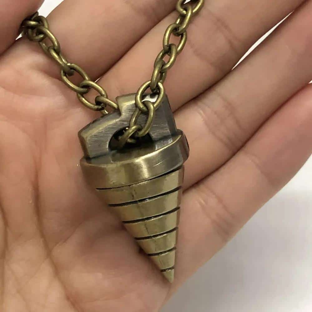 Cartoon Gurren-Lagann Simon Necklace Tengentoba Core Drill Metal Pendant Cosplay Jewelry Accessories 20