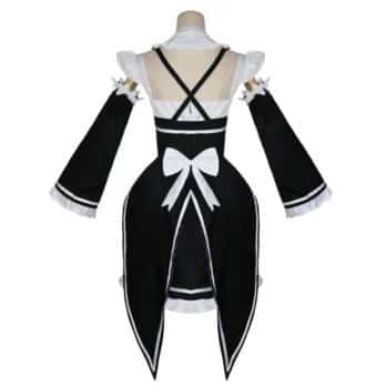 Anime Ram/Rem Cosplay Costume Re Life In A Different World From Zero Black Maid Outfit Halloween Costume Gift 7