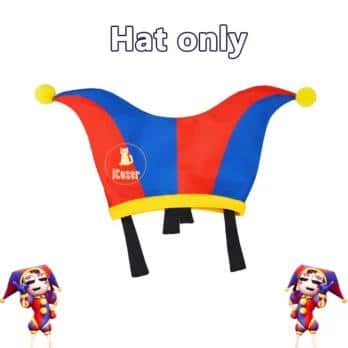 The Amazing Digital Circus Pomni Cosplay Kostüm Uniform Jumpsuit Hat Bodysuit Human für Adult Kids Kostüm Cartoon Cos 10