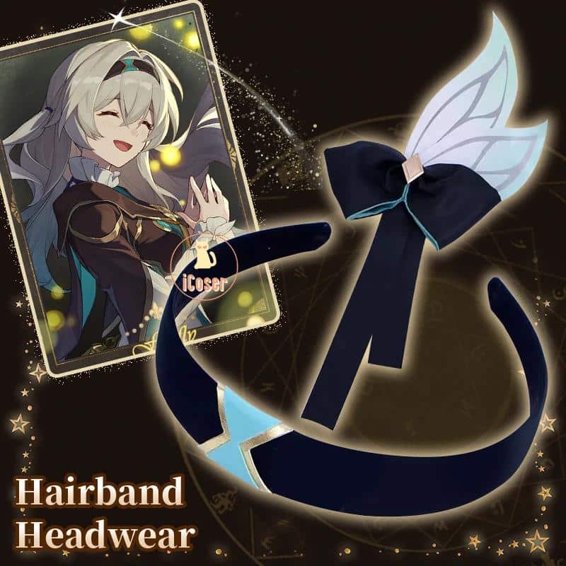 Firefly Cosplay Headwear Hairpin Game Honkai Star Rail Hairband Props für Damen Girls Accesoires 1