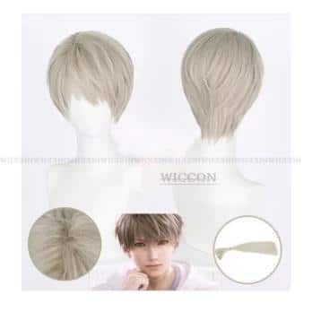 Game Love And Deepspace Xavier Seiya Kostüm Xavier Cosplay Wig Perücke 25cm Short Light Cosplay Hair Heat Resistant Fiber Daily 13