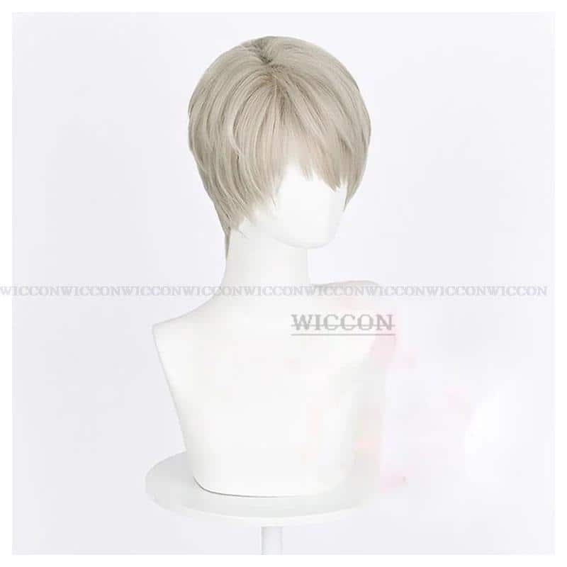 Game Love And Deepspace Xavier Seiya Kostüm Xavier Cosplay Wig Perücke 25cm Short Light Cosplay Hair Heat Resistant Fiber Daily 26