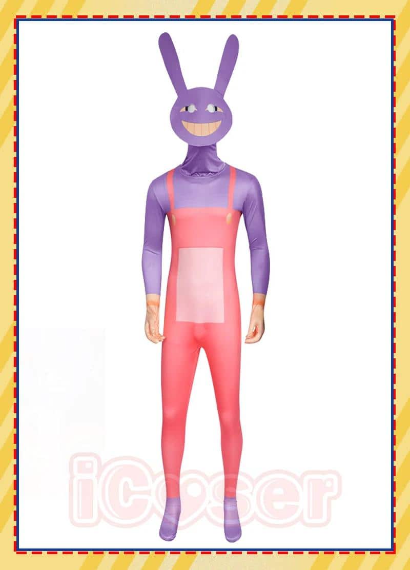 The Amazing Digital Circus Jax Cosplay Kostüm Cartoon Uniform Jumpsuit Pomni für Kids Adult Cosplay 18