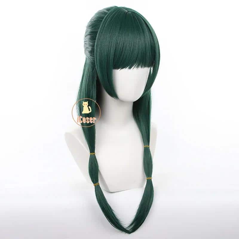 Maomao Cosplay Wig Perücke Anime The Apothecary Diaries Dark Green Long Hair Blue Bow Headwear Kusuriya No Hitorigoto Damen 3 Maomao Cosplay Wig Perücke Anime The Apothecary Diaries Dark Green Long Hair Blue Bow Headwear Kusuriya No Hitorigoto Damen 3