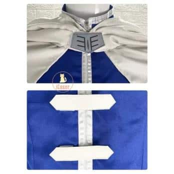 Himmel Cosplay Kostüm Wig Perücke Anime Frieren Beyond Journey's End Cloak Uniform Outfit Blue Hair Herren Damen 10