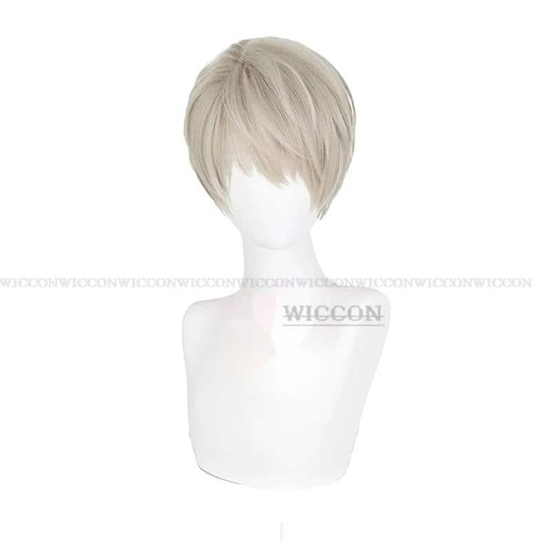 Game Love And Deepspace Xavier Seiya Kostüm Xavier Cosplay Wig Perücke 25cm Short Light Cosplay Hair Heat Resistant Fiber Daily 25