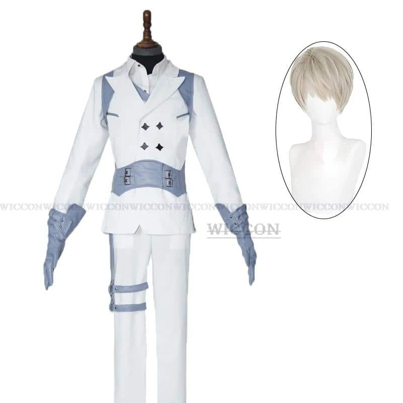 Game Love And Deepspace Xavier Seiya Kostüm Xavier Cosplay Wig Perücke 25cm Short Light Cosplay Hair Heat Resistant Fiber Daily 17