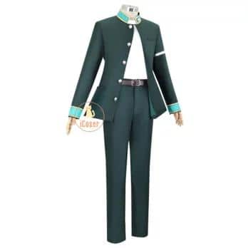 Haruka Sakura Cosplay Kostüm Wig Perücke Anime Wind Breaker Jacket School Uniform Coat Bofurin für Damen Herren Set 7