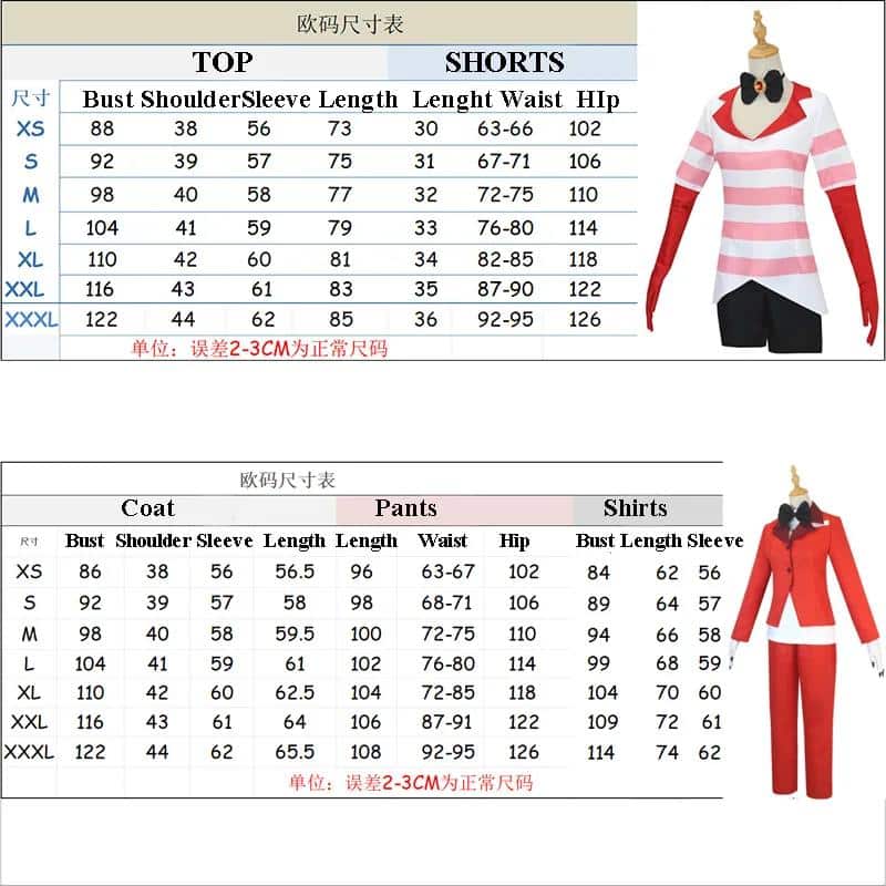 Anime Hazbin Angel Dust Cosplay Hotel Costume Wig Uniform Cosplay Charlie Sexy Dress Suit Stripes Unisex Cosplay 13