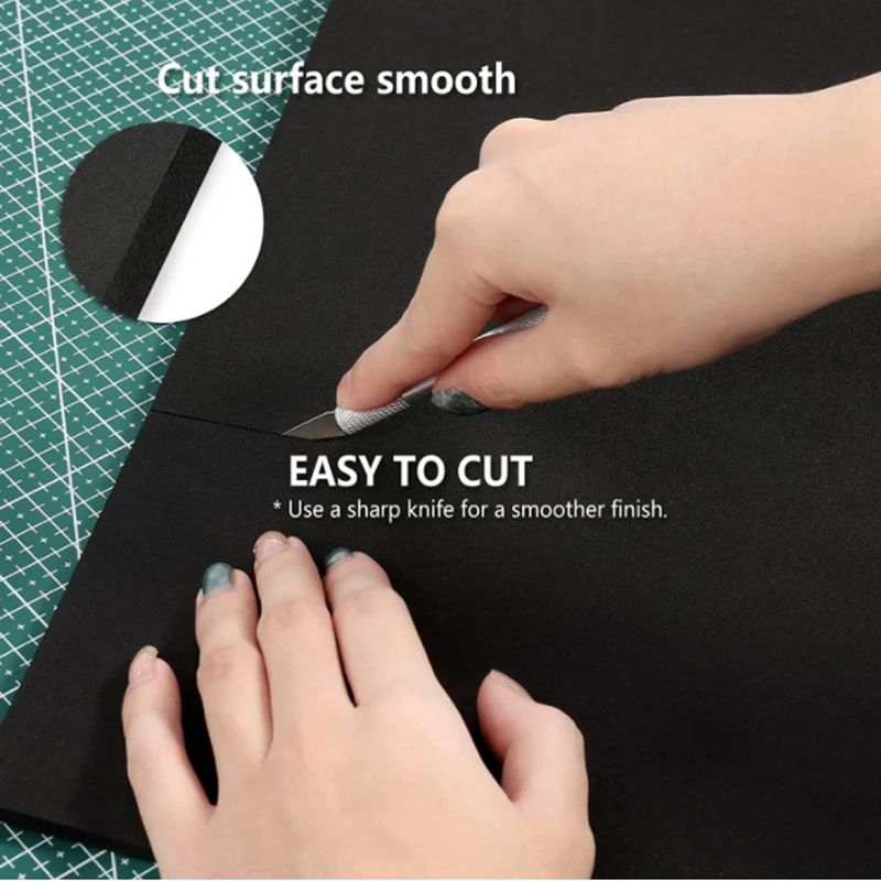 NEW 1pcs Thickness 1/2/3/5/10mm Eva Foam Sheets Sound-Absorbing Noise Spone Foam Craft Eva Sheets Handmade Model Making Material 24