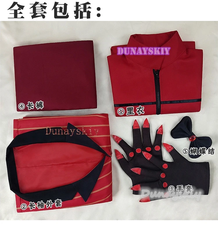 New Hazbin Wigs Cosplay Hotel ALASTOR Cosplay Hair Props With Glasses Headwear Halloween Carnival Christmas Costumes Accessories 12