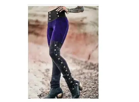 Ladies Medieval Renaissance Sexy Pirate Cosplay Costume Women Loose Beach Capris Band Trouser Harem Pants For Adult Plus Size 3