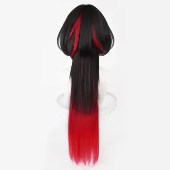 Jane Doe Game Cosplay Wig Zenless Zone Zero Black Red Long Hair New Eridu Halloween Party For Women Girls Role Play Props 4