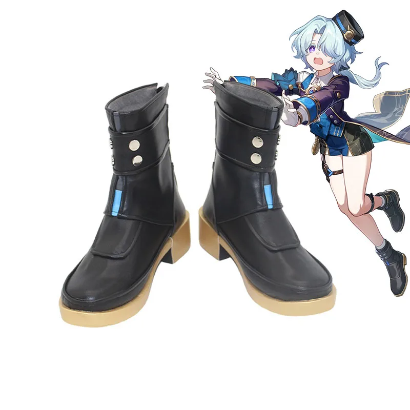 Honkai Star Rail Misha Game Cosplay Shoes Boot PU Leather Boots For Women Girl Halloween Carnival Role Play Party Custom Made 13 Honkai Star Rail Misha Game Cosplay Shoes Boot PU Leather Boots For Women Girl Halloween Carnival Role Play Party Custom Made 1
