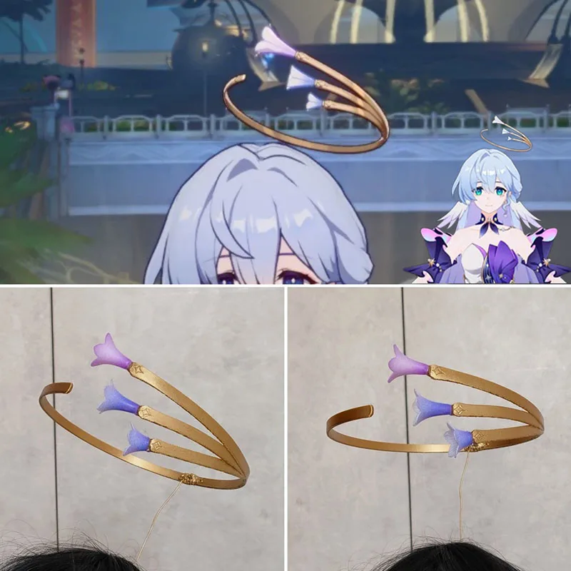 Game Honkai Star Rail Latest Robin Cosplay Headwear Halo Ear Clip Earrings Miss Robin Prop Halloween Carnival Party Props 1