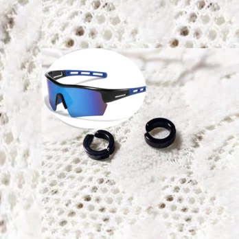 Honkai: Star Rail Silver Wolf Game Cosplay Glasses Unisex Outdoor Punk Sunglasses Travel Anteojos Blue Eyewear Accessories 3