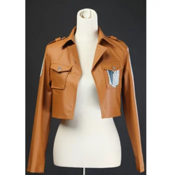 Anime Attack on Titan Cosplay Leather Jacket Shingeki no Kyojin Cosplay Costume Eren Legion Coat Jackets Halloween High Quality 3