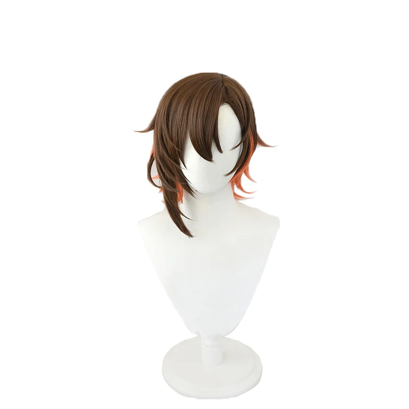 Yakumo Cosplay Wig Game Nu: Carnival Yakumo Short Gradient Heat Resistant Synthetic Men Fake Hair Halloween 1