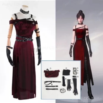 Game Love And Deepspace Cosplay Anime Sylus SUPACE Heroine Cosplay Women Red Dress Uniform Woman Girls Cosplay Costume 4