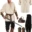 Jiuguva 4 Pcs Halloween Men's Renaissance Costume Set Medieval Pirate Shirt Ankle Banded Pants Viking Belt Accessories 2