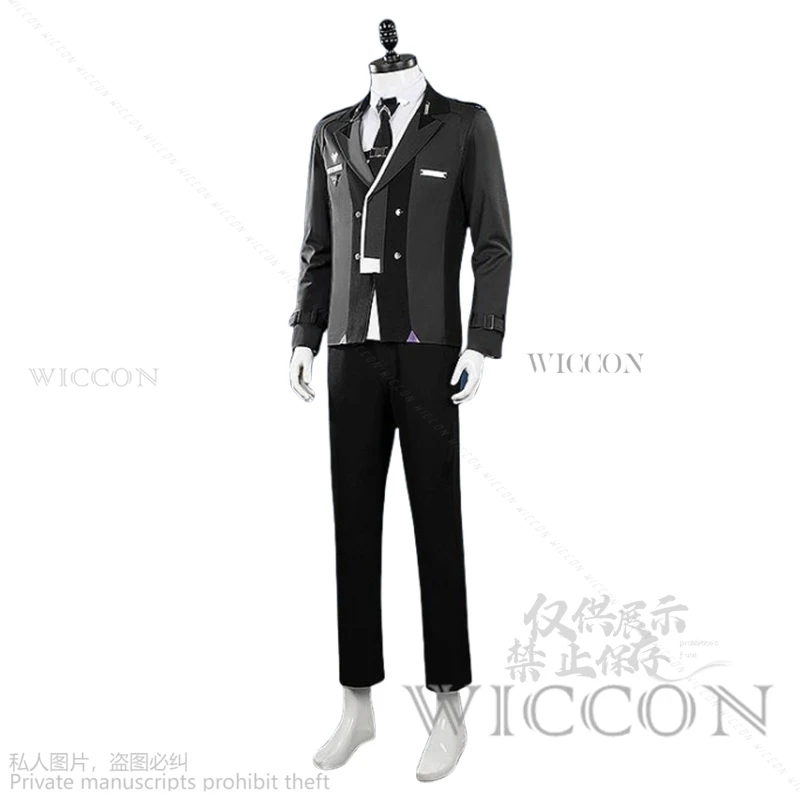 Anime Game Love And Deepspace NEW Costume Sylus Cosplay Costume Wig Suit DK Uniform Daddy Xavier Rafayel Zayne Halloween Party 3