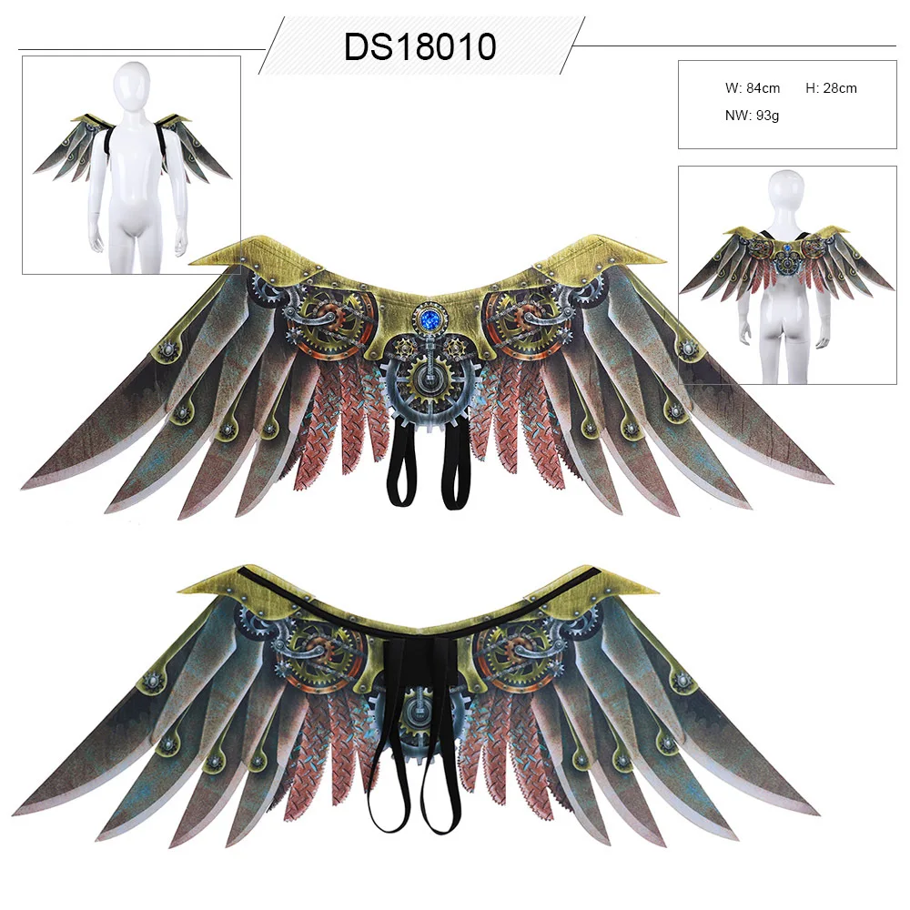 Burning Man Carnival Party Unique Adult Decoration Steam Punk Wings Costume Steampunk Accessories anime cosplay 6 Burning Man Carnival Party Unique Adult Decoration Steam Punk Wings Costume Steampunk Accessories anime cosplay 6