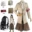 Attack Shingeki no Kyojin AOT Pieck Finger Cosplay CostumeLong Black wigs Uniform Skirt Outfits Halloween Carnival Suit 9