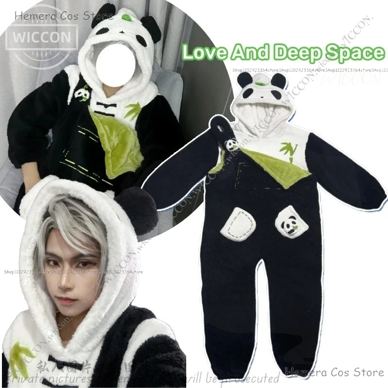 Love And Deep Space Game New Role Play Qi Yu Shen Xinghui Qin Che Panda Suit Rafayel Zayne Xavier Sylus Cosplay Loungewear 1