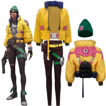 Killjoy Cosplay Women Costume Game Valorant Roleplay Fantasia Jacket Bag Pant Hat Halloween Carnival Cloth Full Set For Disguise 1