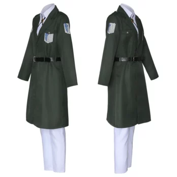 Attack on Titan Eren Levi Cosplay Costume Women Men Shingeki No Kyojin Scouting Legion Soldier Jacket Coat Windbreaker Uniform 3