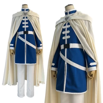 HOLOUN Frieren Beyond Journey's End Anime Himmel Cosplay Costume Wig Shawl Cloak Coat Pants Rose Net Synthetic Christmas Gift 1