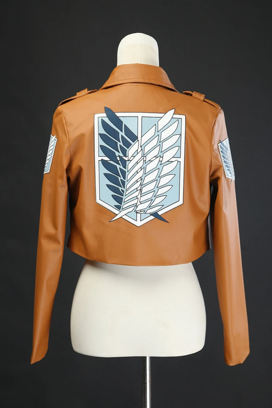 Anime Attack on Titan Cosplay Leather Jacket Shingeki no Kyojin Cosplay Costume Eren Legion Coat Jackets Halloween High Quality 5