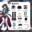 Xueyi Cosplay Costume Game Honkai Star Rail The Xianzhou Xueyi Mask Wig Bell Women Uniform Cosplay Carnival Party Outfit Fullset 10