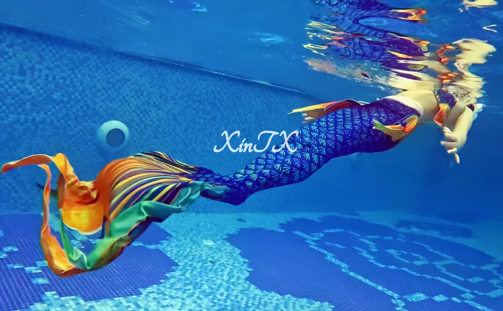 NEW Arrival Big Mermaid Tail!Adult Women Aquarium Diving Show Beach Costume For Photo Shooting Girls Sexy Mermaid Dress 7