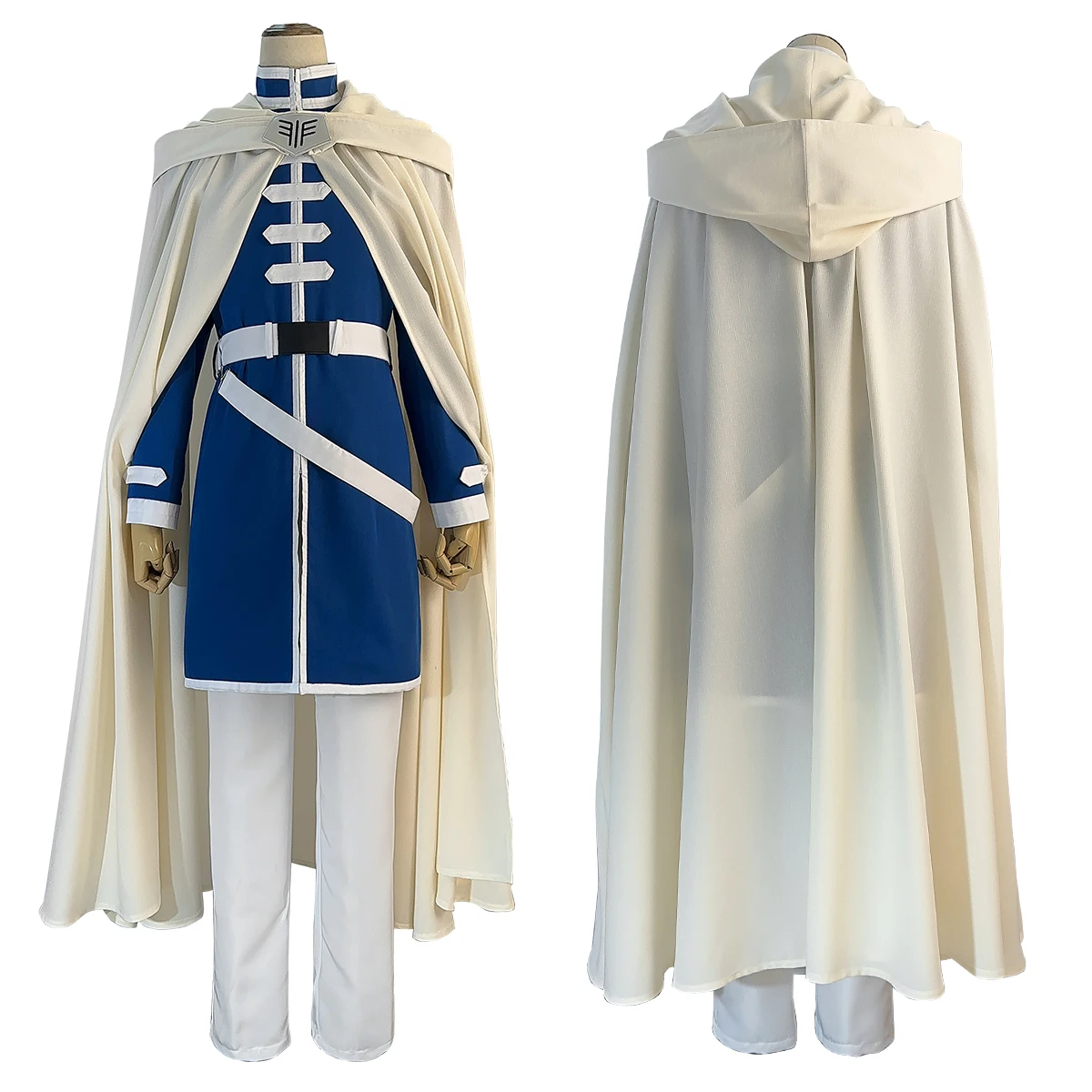 HOLOUN Frieren Beyond Journey's End Anime Himmel Cosplay Costume Wig Shawl Cloak Coat Pants Rose Net Synthetic Christmas Gift 3