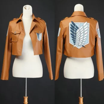 Anime Attack on Titan Cosplay Leather Jacket Shingeki no Kyojin Cosplay Costume Eren Legion Coat Jackets Halloween High Quality 1