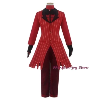 Anime Hazbin Cosplay Hotel ALASTOR Uniform Costume Uniform Suit Outfit Halloween Carnival Costume For Adult Hazbin Cos Hotel 4